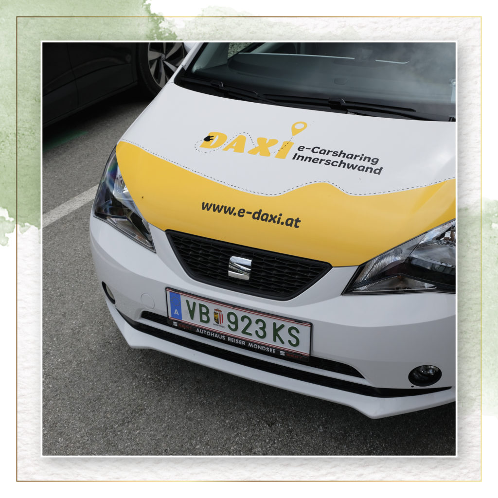 Autobeschriftung e-Carsharing Innerschwand