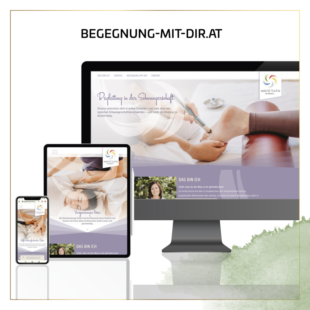 Website www.begegnung-mit-dir.at